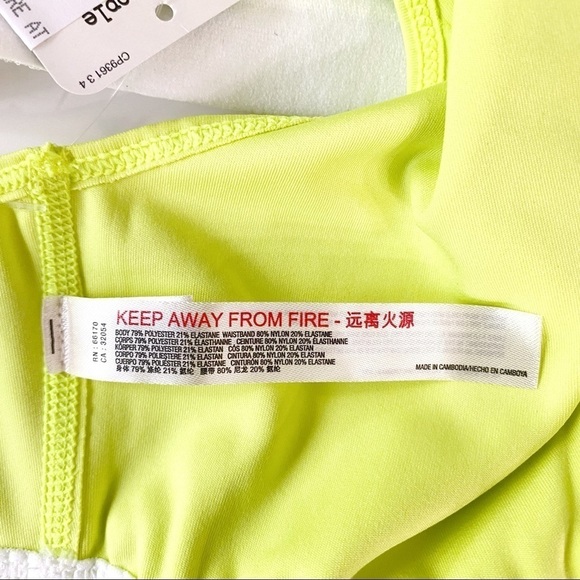 NEW Free People FP Movemovement Move Me Bra In Yellow Size Medium - Picture 10 of 12